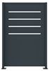 2-panel metal container cover