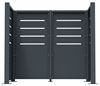 3-panel metal container cover