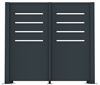 3-panel metal container cover