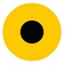 Neotri yellow 50L recycling bin
