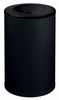 Rossignol black 90L fireproof trash can
