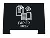 Alitri paper trash can nameplate