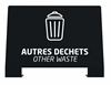 Alitri trash bin nameplate other waste