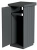 Zeus 130L outdoor bin, grey