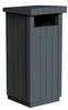Zeus 130L outdoor bin, grey