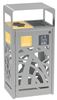 Cybel Extreme 2x60L stainless steel calibrated recycling bin