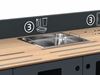 Restaurant restotri selective sorting bin