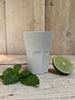 White reusable mojito glass 43cl