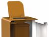 Cubatri 2x10L Recycling Bin for Bio-Waste, White
