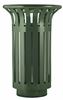 Tulip outdoor recycling bin, 2 x 60L, olive green