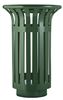 Tulip outdoor recycling bin, 2 x 60L, olive green
