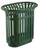 Tulip outdoor recycling bin, 2 x 60L, moss green