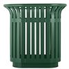 Tulip outdoor recycling bin, 2 x 60L, moss green