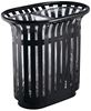 Tulip outdoor recycling bin, 2 x 60L, manganese grey