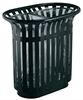 Tulip outdoor recycling bin, 2 x 60L, anthracite