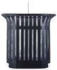 Tulip outdoor recycling bin with totem, 2 x 60L, anthracite