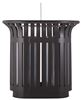 Tulip outdoor recycling bin with totem, 2 x 60L, anthracite