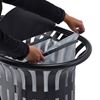 Tulip outdoor recycling bin with totem, 2 x 60L, anthracite