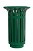 Tulip outdoor recycling bin, 2 x 40L, moss green
