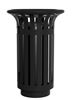 Tulip outdoor recycling bin, 2 x 40L, manganese grey