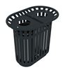 Tulip outdoor recycling bin, 2 x 40L, anthracite