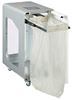 90L wheeled recycling bin with Vigipirate security alert for other waste, white Cubatri