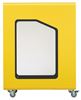 90L plastic Cubatri recycling bin with wheels (Vigipirate security alert)