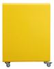 90L white plastic recycling bin on wheels, cubatri