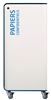 90L wheeled recycling bin for confidential papers, white, Cubatri