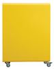 90L wheeled recycling bin for packaging, white, Cubatri