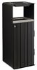 Artri Alu 110L recycling bin for other waste with ashtray