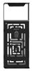 Artri 110L recycling bin for other waste with ashtray