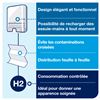 Hand towel dispenser Tork Elevation H2 white