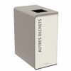 90L recycling bin for other waste, white Cubatri