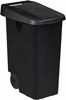 55505 - 85L black mobile recycling bin