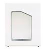 90L Vigipirate-compliant recycling bin with white Cubatri cups
