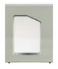 90L Cubatri white recycling bin (Vigipirate security alert) for other waste