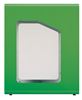 90L glass Cubatri white recycling bin (Vigipirate security alert)