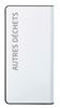 Waste sorting bin 40L other white waste