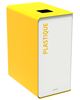 Waste bin sorting 65L white plastic