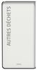 Waste sorting bin 65L other white waste