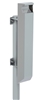 Outdoor ashtray Rossignol 3L gray metal