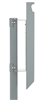 Outdoor ashtray Rossignol 3L gray metal