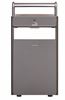 Outdoor ashtray trash can 12L / 60 L Rossignol gray black