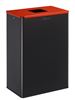 Calitri 60L red recycling bin