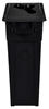 Selective waste bin 65L black