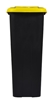 Recycling bin 110L yellow