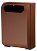 Outdoor wall-bin Rossignol 30 L effect corten