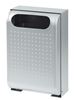 Bin Rossignol external wall 30 L gray metal
