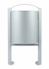 Outdoor trash up Rossignol 40 L gray metal